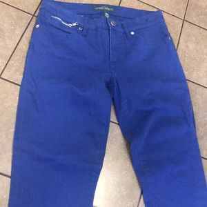 Gently used Ralph Lauren royal skinny jeans